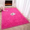 Foxmas Large Area Rugs for Living Room Bedroom 6x9 Feet, Fluffy Kids Room Plush Shaggy Nursery Rug Furry Throw Carpets for Boys Girls, College Dorm Fuzzy Rugs Home Decorate Rug, Hot Pink view 2