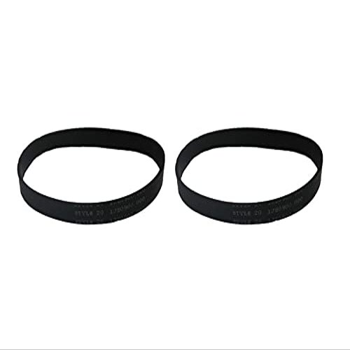 (2) Belt Replacement for Hoover 1JZ0900000 Upright Style 20 Flat Belts Fit UH70055 & M12000