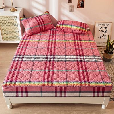 CFYCYHDZHT Mattress Protector with Zipper Closure-6 Side Protection Breathable Mattress Bags for Moving and Storage Full Size - Reusable Mattress Cover-Pink_180x220cm+25cm