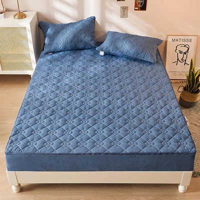 CFYCYHDZHT Mattress Protector with Zipper Closure-6 Side Protection Breathable Mattress Bags for Moving and Storage Full Size - Reusable Mattress Cover-Blue_200x220cm+15cm
