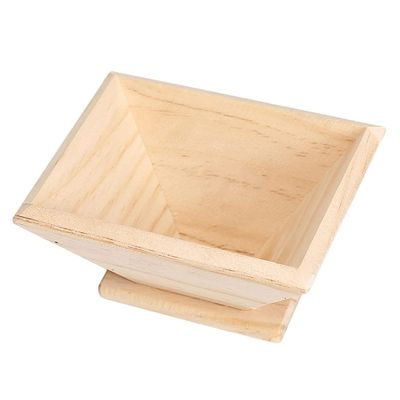 Hemoton Wood Quadrangular Rice Mould Molding Tool Rice Dumpling Mold for Kitchen Use