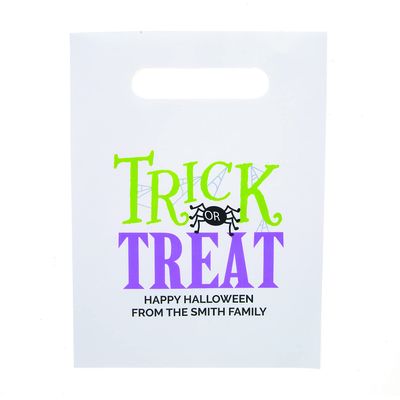 Fun Express Personalized Trick-or-Treat Bags with Cutout Handles - 50 Pieces