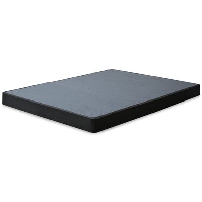 Signature Design by Ashley Low Profile Ready to Assemble Metal Foundation, Full, Black