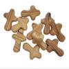 10 comfort cross real olive wood hand pocket cross hand made in Bethlehem with a hole from up to hang it as neckless nice blessing gift view 1
