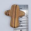 10 comfort cross real olive wood hand pocket cross hand made in Bethlehem with a hole from up to hang it as neckless nice blessing gift view 2