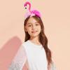 Abaodam Flamingo Headband Flamingo Hat Costume Tropical Hair Accessory for Women Birthday Party Cosplay Photo Prop Hawaiian Theme Party view 4