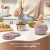 Crock-Pot 20-Ounce Electric Lunch Box, Portable Food Warmer, Blush Pink | Perfect for Travel, Car, On-the-Go | Spill-Free, Dishwasher-Safe view 4