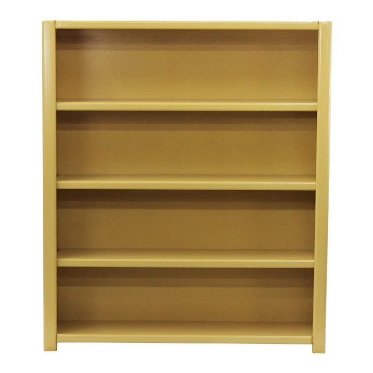 American Heartland 40860GS 60 in. Poplar Contemporary Bookcase Greystone