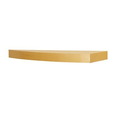 Amore Designs GRD1024ES Wood Shelving Grande Espresso Curved Shelf