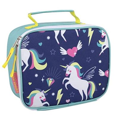 Trail maker Kids School Lunch Box Insulated for Boys, Girls | Fun Insulated Lunch Bag for Kids, School, Camp, Sports (Unique Unicorns)