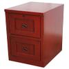 American Heartland 30002RR Rustic 2 Drawer File Cabinet, Rustic Red view 1