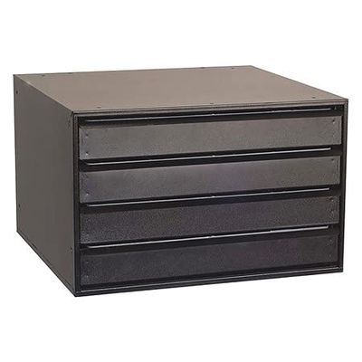 CRAFTLINE Modular Large Capacity 4 Drawer Cabinet Black