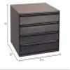 CRAFTLINE Modular Large Capacity 4 Drawer Cabinet Black view 2