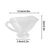 Gravy Boats Glass Cream Pitcher with Handle 170ml Sugar Bowl Perfect for Serving Milk/cream/salad Saucer/hot Maple Syrup/drawn Butter Creamer Pitcher view 2