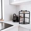 VOSAREA 1pc Kitchen Storage Rack Corner Seasoning Shelf Organizer for Home and Office Space-Saving Design Strong Bearing Capacity view 2