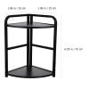 VOSAREA 1pc Kitchen Storage Rack Corner Seasoning Shelf Organizer for Home and Office Space-Saving Design Strong Bearing Capacity view 3