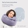 Huzi Infinity Pillow - Home Travel Soft Neck Scarf Support Sleep (Purple) view 2