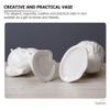 1pc Creative Human Face Design Ceramic Flower Vase for Decor Elegant Floral Container for Living Room Office Dining Table Centerpiece view 2