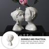 1pc Creative Human Face Design Ceramic Flower Vase for Decor Elegant Floral Container for Living Room Office Dining Table Centerpiece view 4