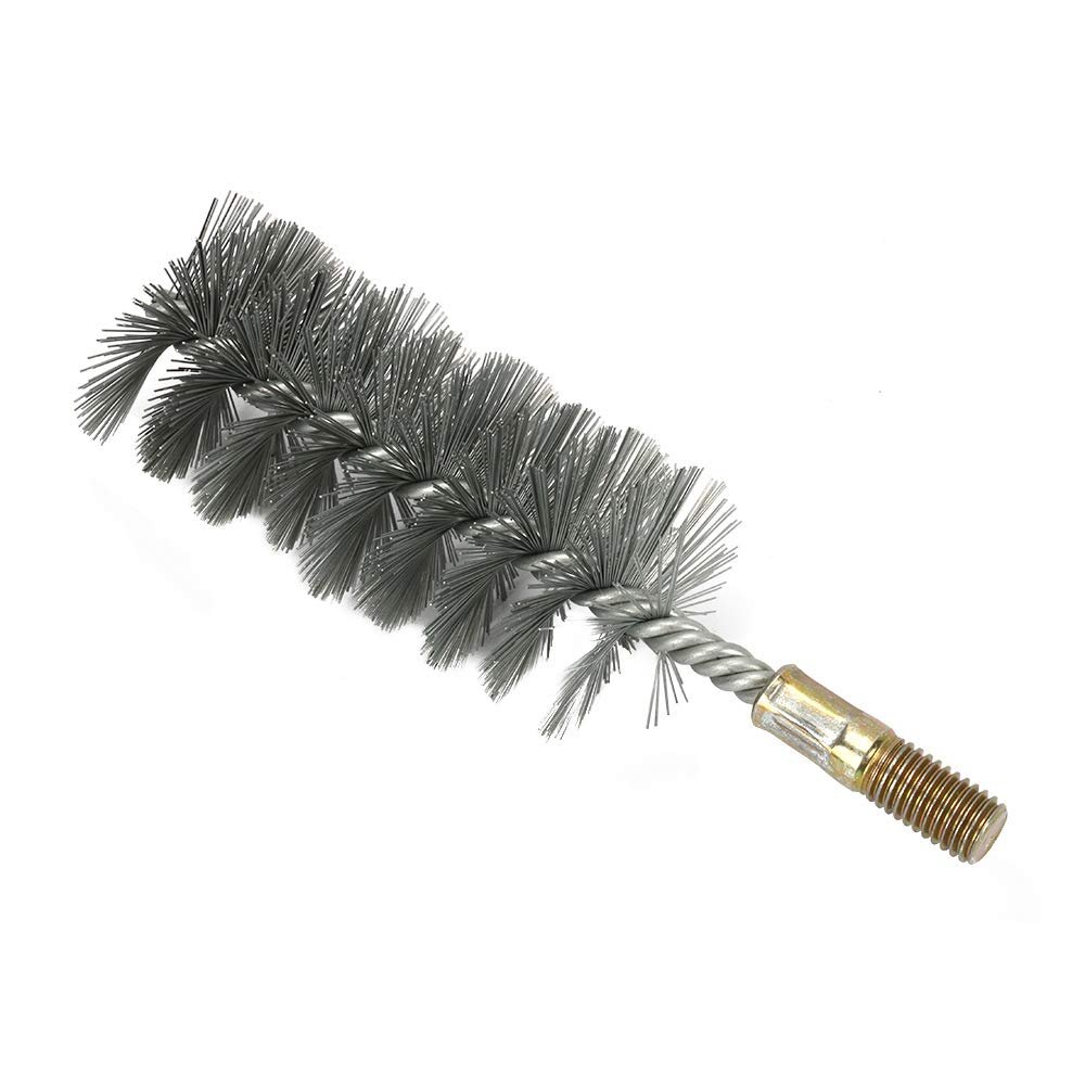 Tube Brush, 16-100mm Chimney Cleaning Brush, Stainless Steel Wire Cleaning Brush, Flexible Brown Handle Brush for Cleaning Drink Straws, Hummingbird Feeders