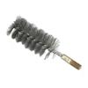 Tube Brush, 16-100mm Chimney Cleaning Brush, Stainless Steel Wire Cleaning Brush, Flexible Brown Handle Brush for Cleaning Drink Straws, Hummingbird Feeders view 1