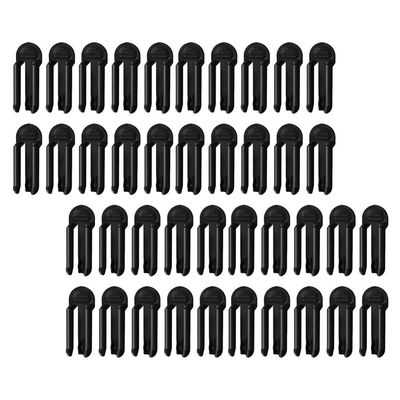Cabilock 60pcs Non- Plastic Trash Bag Clips for Secure Waste Disposal Garbage Can Clamps for Kitchen Bathroom Office Use Easy to Install