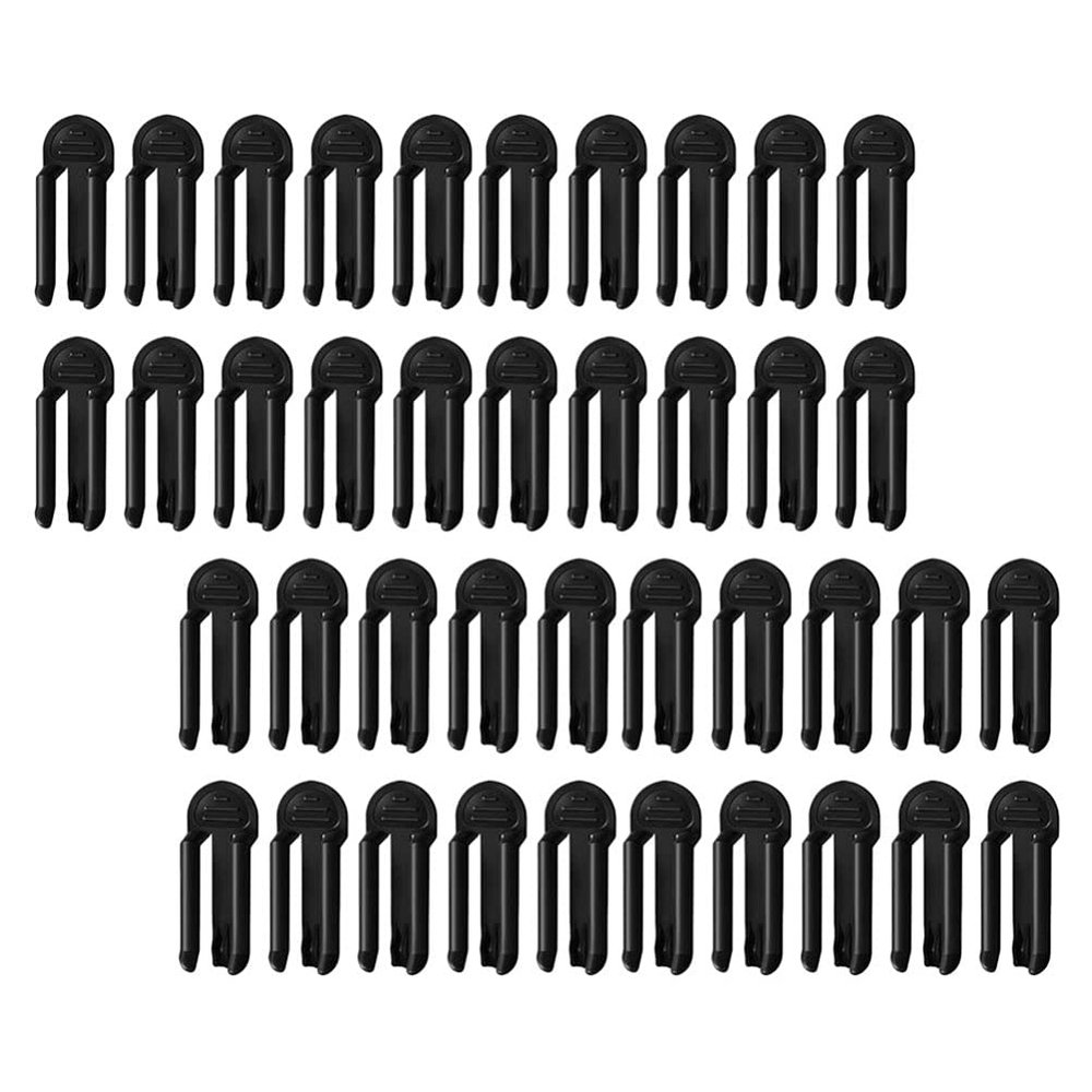 Cabilock 60pcs Non- Plastic Trash Bag Clips for Secure Waste Disposal Garbage Can Clamps for Kitchen Bathroom Office Use Easy to Install