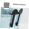 Cabilock 60pcs Non- Plastic Trash Bag Clips for Secure Waste Disposal Garbage Can Clamps for Kitchen Bathroom Office Use Easy to Install view 2