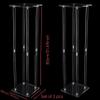 2 Pcs-31.5inch-Tall Vase Flowers Stand Wedding Table Centerpiece Decoration Bouquet Decor Pillar Floral Backdrop Stand for Party Marriage Elegant Chandelier Centerpiece Stands view 3