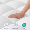 ELEMUSE Full XL Mattress Topper for Back Pain, Extra Thick Mattress Pad Cover, Plush Soft Pillowtop with Elastic Deep Pocket, Overfilled Down Alternative Filling view 3