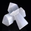 AMOYSTONE Selenite Crystal Tower Natural Crystal Lighthouse Shaped 6 Faceted Reiki Healing Chakra Selenite Sticks 3.9" 2PCS view 4
