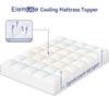 ELEMUSE RV Short Queen Mattress Topper for Back Pain, Extra Thick Mattress Pad Cover, Plush Soft Pillowtop with Elastic Deep Pocket, Overfilled Down Alternative Filling view 4