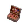Acxico 1Pcs 1:12 Mini Miniature Wooden Jewelry Box Bedroom Accessories Mini Decor view 1