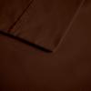 Queen Size Sheet Set-Queen Sheets Sets-Queen Sheet Set-Deep Pocket Queen Sheets-400 Thread Count Cotton Sheets Queen-4 Piece Sheet Set Queen-100% Cotton Sheets Queen Size Chocolate Solid Bed Sheets view 4