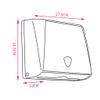 toilet tissue dispensers Multifold Towel Dispenser Bathroom Tissue Holder Stainless steel Tissue Rack for Home and Commercial Use bathroom view 4