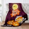 Launchigo Customized Halloween Throw Blankets. Spider Webs, Witch Brew, Ghost and Horror, Decorated Pumpkin Blanket. Fleece Blanket for Halloween.[Baby Blanket] (Halloween Blanket 03, 30" X 40") view 4