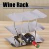 3Tier Stainless Steel Beverage Rack Free Standing Beverage Storage Holder Display Shelf Freestanding Grape Juice Rack Kitchen Accessorie view 4