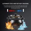 AIZYR Earthenware Casserole Pot - Japanese Clay Pot Hot Pot Heat-Resistant Stew Pot Casserole for Gas Stoves Electric Stove,4l view 4