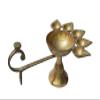 Handmade Indian puja Golden Oil lamp for Diwali Pooja Article akhand Diya for Pooja Purpose (Diya-08) view 2