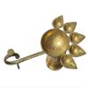 Handmade Indian puja Golden Oil lamp for Diwali Pooja Article akhand Diya for Pooja Purpose (Diya-08) view 4