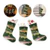 CUXWEOT Personalized Animal Fish Christmas Stockings Customize with Name for for Family Kids Pet Holiday Decorations Gift 17.52 x 7.87 Inch view 3