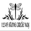 Dragonfly Vinyl Decal Stickers for Large Mailbox view 3