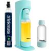 Drinkmate OmniFizz, Sparkling Water and Soda Maker, Carbonates Any Drink - Special Bundle - Includes 60L CO2 Cylinder, Two Carbonation Bottles, and Fizz Infuser (Arctic Blue) view 1