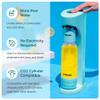 Drinkmate OmniFizz, Sparkling Water and Soda Maker, Carbonates Any Drink - Special Bundle - Includes 60L CO2 Cylinder, Two Carbonation Bottles, and Fizz Infuser (Arctic Blue) view 3