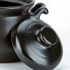 AIZYR Japanese Clay Pot for Cooking Hot Pot - Ceramic Casserole Earthenware Clay Pot with Double Lid for Gas Stoves Electric Stove,3l view 4