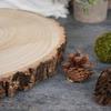 19'' Tall 3 Tier Wooden Cake Stand Wedding Tired Cupcake Stand Serving Tray Fruit Platter Cake Holder Cheese Plates Dessert Display Stand with Metal Pole view 4
