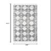 nuLOOM Selah Geometric Shag Runner Rug, 2' 6" x 6', Grey view 2