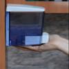 Manual Soap Dispenser Wall Mount Kitchen Bathroom Mounted Soap Dispenser Commercial - Great for Liquid Lotion Soap Shampoo Gel and More - Blue - 30 fl oz (887mL) (2) view 2