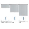 Boolegon Roller Shades for Window Cordless Blackout Blinds Custom Cut to Size UV Protection Energy Saving Shades for Living Room Bedroom Home,Beige,33" W x 56" H. view 2