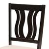 BOWERY HILL Sand Upholstered and Brown Finished Wood 2-Piece Dining Chair Set view 4